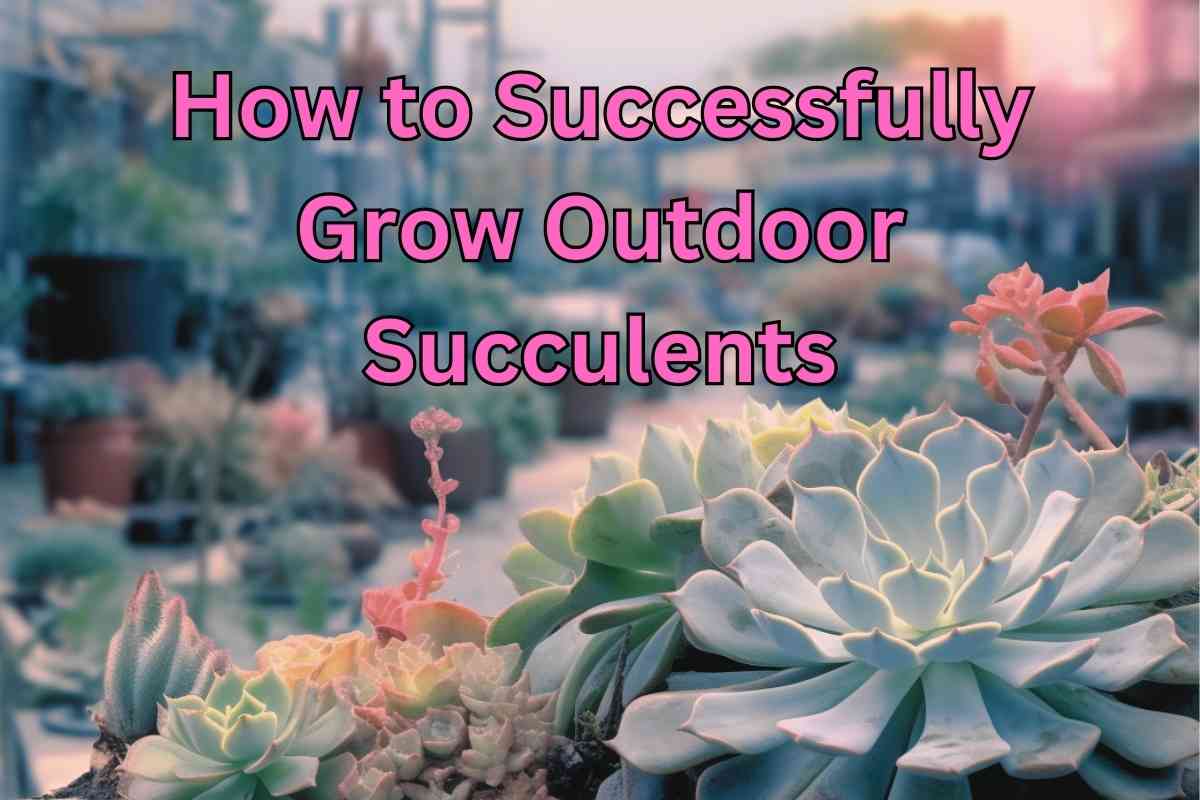 How to Successfully Grow Outdoor Succulents: Tips and Tricks